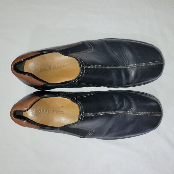 Cole Haan Size 8 Zeno II Men\'s Black Slip On Leather Dress Shoes Loafer main image 6
